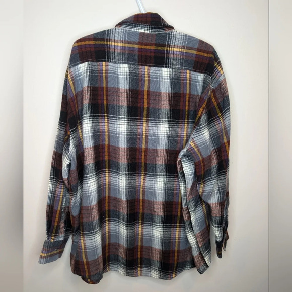 Vintage Northwest Territory Plaid Flannel Button Down Top Men's 3XL - Picture 2 of 8